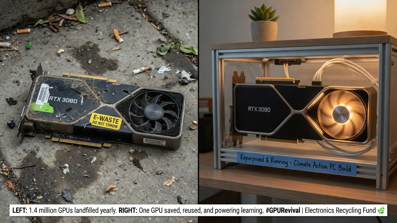 Portrait of Mabel, a rescued RTX 2080 Ti